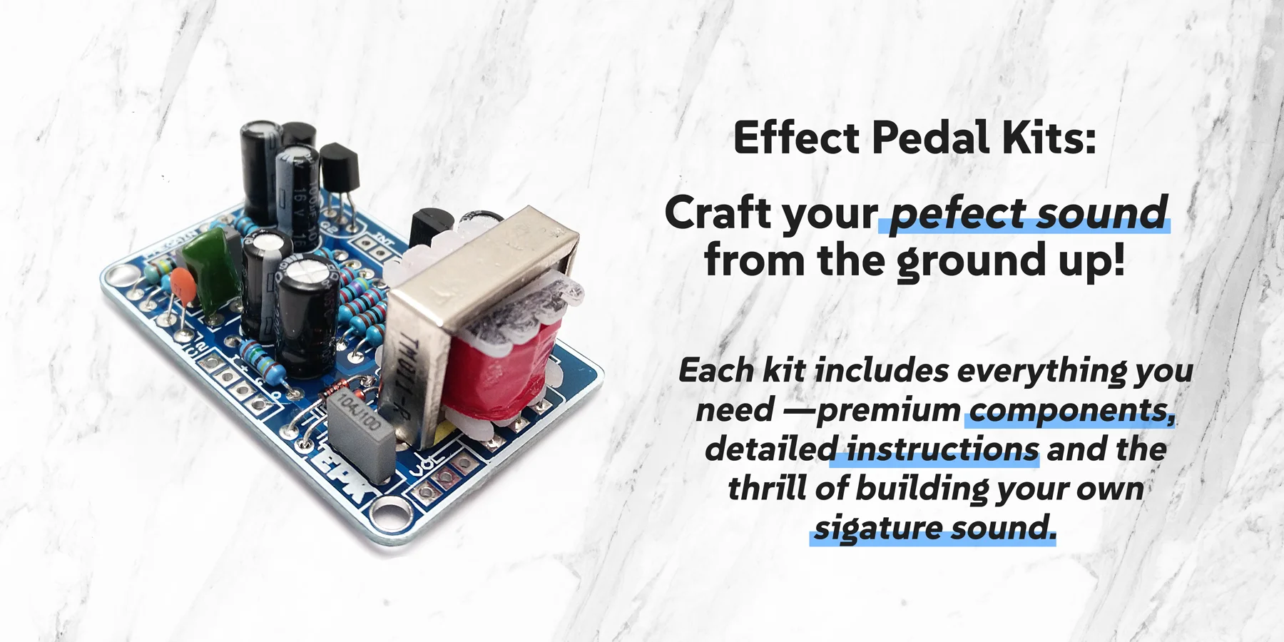 EffectPedalKits - Kits home banner