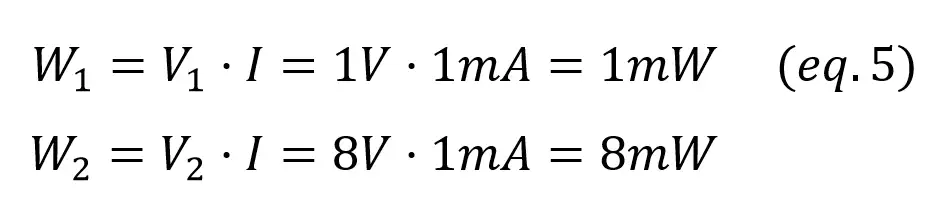 electric power consumed series resistors circuit 2