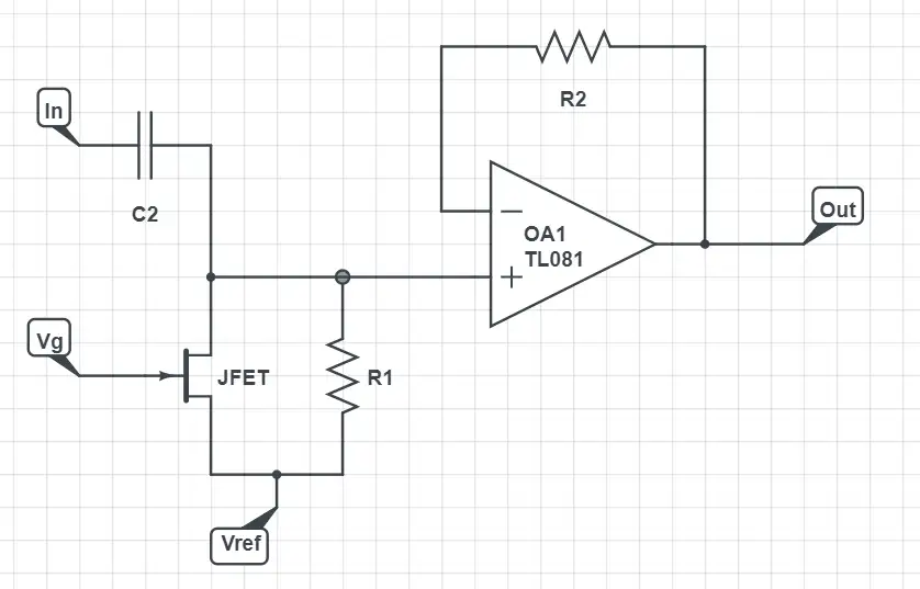 jfet controlled resistor mxr phase 90