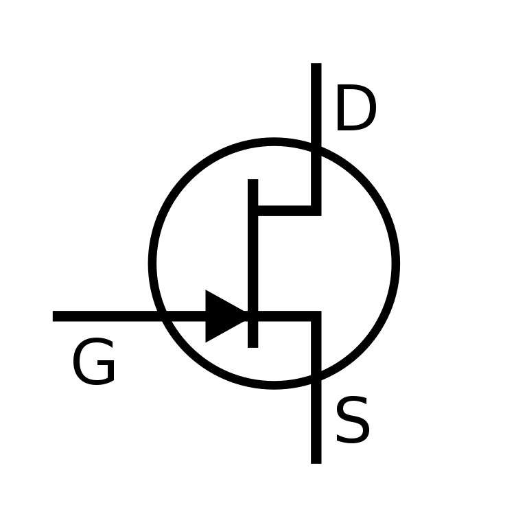 JFET Transistor Symbol