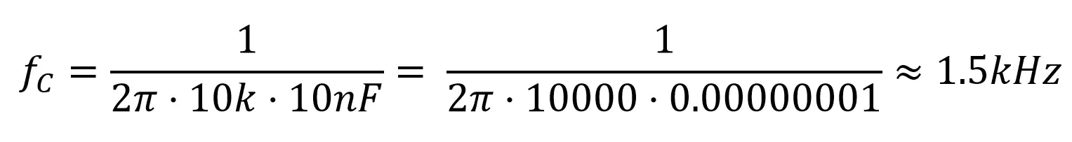 low pass high pass filter example cutoff frequency