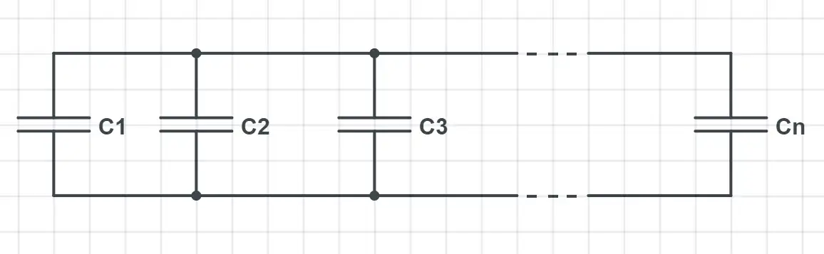 parallel capacitors equivalent